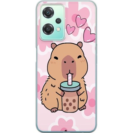 Kompatibelt Mobilskal till OnePlus OnePlus Nord CE 2 Lite 5G Kawaii Capybara Hjärtan Anime Stil Söt Design Djurmotiv TikTok Populärt Present Tjej