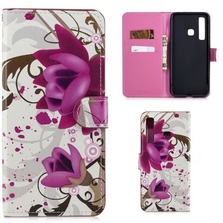 Plånboksfodral Samsung Galaxy A9 (2018) - Lotus