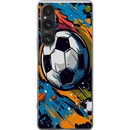 Mobilskal till Sony Xperia 1 VI med Fotbollar