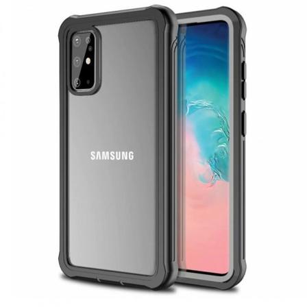Samsung S20 Plus kattava Premium 3D -kuori ThreeSixty Transparent