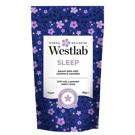 Westlab Epsom & Dead Sea Badesalt Sleep 1 kg, Skincare, Karbad, Badesalt
