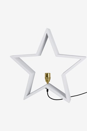 Jotex - Trestjerne Hvit - Kjøp Julestjerner hos Jotex