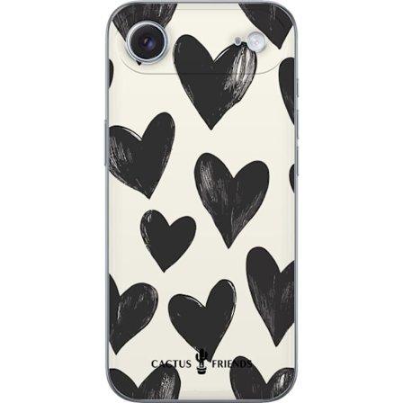 Yhteensopiva Puhelinkuori Apple Apple iPhone 17 Air Cactus and Friends - Bold Black Love Pattern