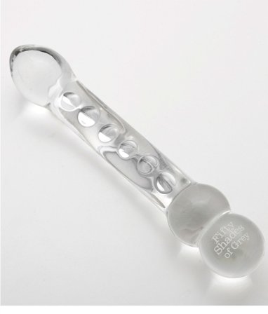 Drive Me Crazy Glass Massage Wand - Fifty Shades of Grey