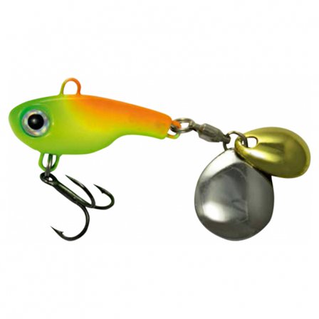 Trendex Rotation Jig, Double Spoon - Orange/Lime Green