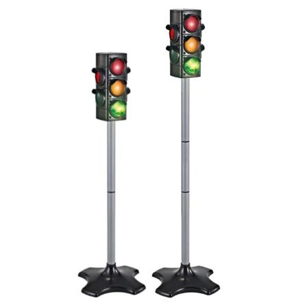 Elektrisk trafikljusmodell med ljud och ljus Trafikregelkognition Tidig utbildning Barn Förskola Leksak Rekvisita Tillbehör 72CM