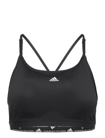 Aeroreact Ls P Sport Bras & Tops Sports Bras - All Black Adidas Performance