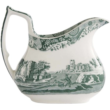 Spode Heritage Green Italian melkekanne 22 cl, grønn/hvit