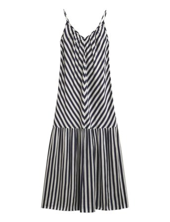 GANT | Maxi Chevron Striped Strap Dress | 36