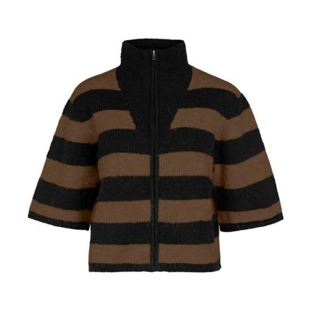 Object Minna Knit Vest , Bruin , Dames , Maat: M Vesten
