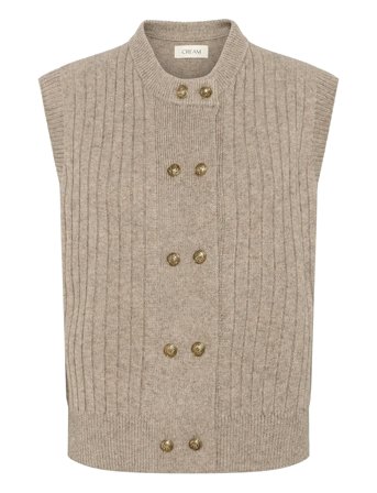 Creroka Knit Slipover Beige Cream