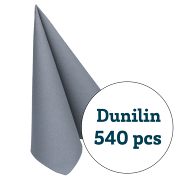 SERVIETT DUNILIN GRÅ 40X40