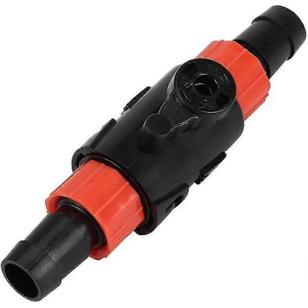 Ventilslang Ventilrör Ventil Vattenflödeskontroll med Snabbkopplingshandtag Slanganslutning för Akvarium Fisk Tank (12/16)