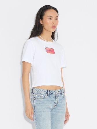 Holzweiler Mackerel Tee - White - Women's - XXS