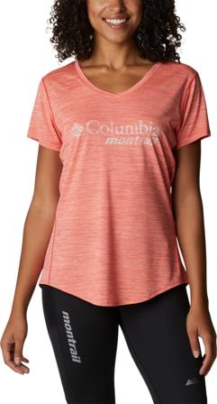 Columbia Montrail Women ́s Trinity Trail II Graphic Tee Women Short sleeved fitness sweater Red M