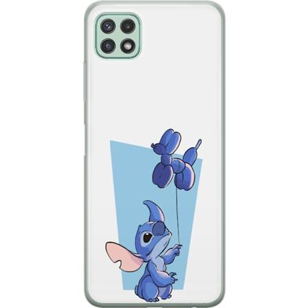 Samsung Galaxy A22 5G Gennemsigtig cover Stitch ballon hund