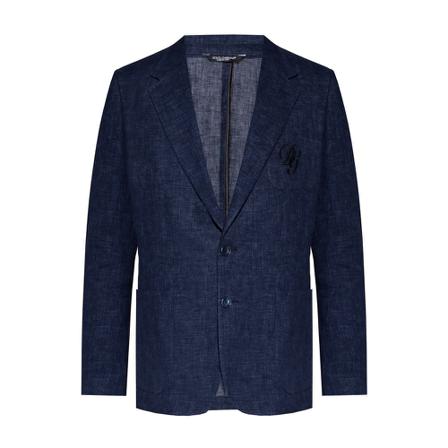 Dolce & Gabbana Blazer with notch lapels Blå, Herre Jakkesæt Blazer