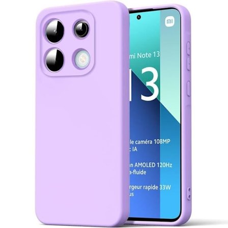 Coque - E.F.CONNECTION - til Xiaomi Redmi Note 13 4G - Silikone TPU - Stødbeskyttelse - Lilla