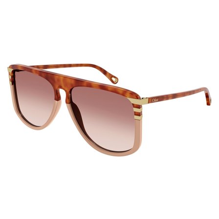 Chloé -Aurinkolasit - Brown Rectangular - Chloe CH0104S 006 5814