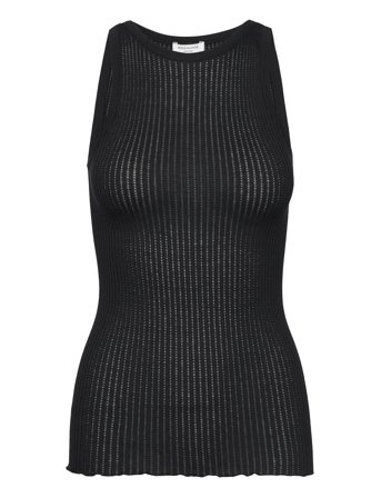 Rosemunde Rwbelize Silk Sl Boxer Top - Black - L