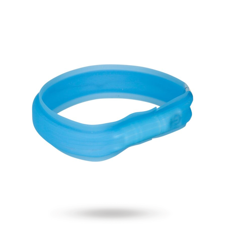 Trixie - Trixie Flash Light Band USB - Blå - for store hunder - Reflekser & Sikkerhetslamper til gåturen på Doggie.no