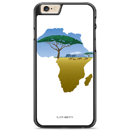Bjornberry Skal iPhone 6 Plus/6s Plus - Afrika Vit