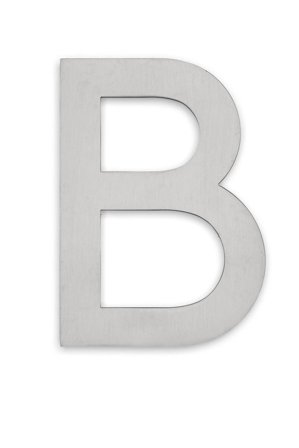 Habo 30751 Husbokstav rustfri B, Beslag