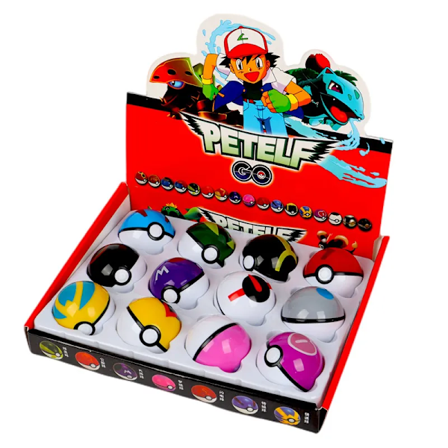 Anime Pikachu Elf Ball modell Födelsedagspresent till barn