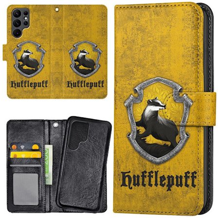 Samsung Galaxy S23 Ultra - Lommebok Deksel Harry Potter Hufflepuff