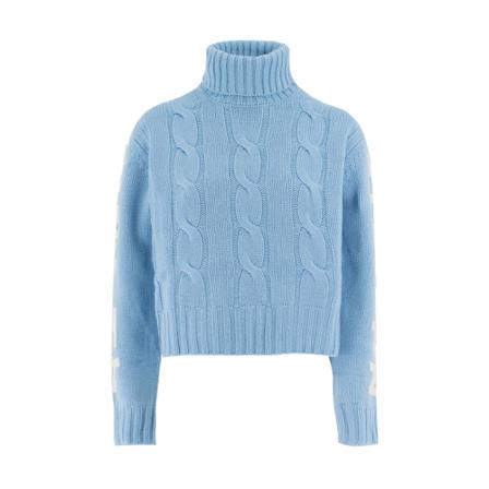 MC2 Saint Barth Turtlenecks Blå, Dame Rullekraver