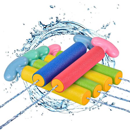 6 stk Skum Vannpistol, Fargerik Vannpistol Lang Avstand Blast