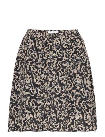 Mschrhian Skirt Aop Black MSCH Copenhagen