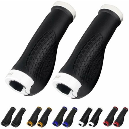 Cykelhandtagsgrepp Cykelgrepp Cykelgrepp halkfria gummigrepp för cykel/MTB/racercykel/hopfällbar cykel (vit)