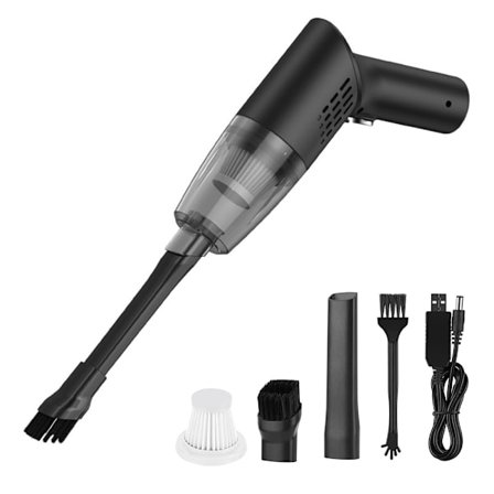 Handhållen sladdlös dammsugare, kraftfullt sug, USB