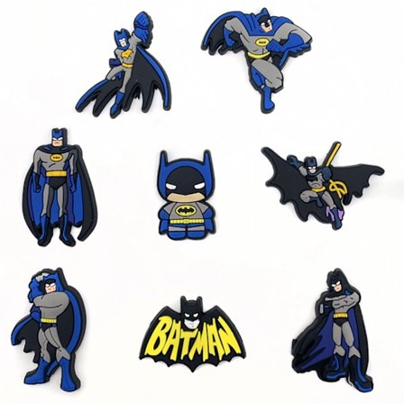 8 stk. Superhelt Batman The Dark Knight Sko Charms til Crocs Clo