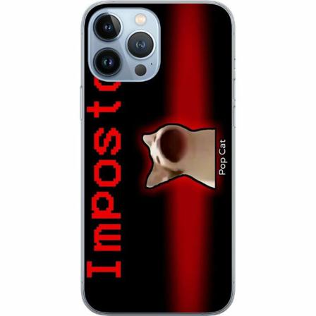 Apple Iphone 14 Pro Max Mjukt Skal - Pop Cat Meme