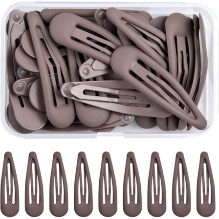 30 st Hårklämmor, 5 cm Hårspännen, Metall Hårspännen