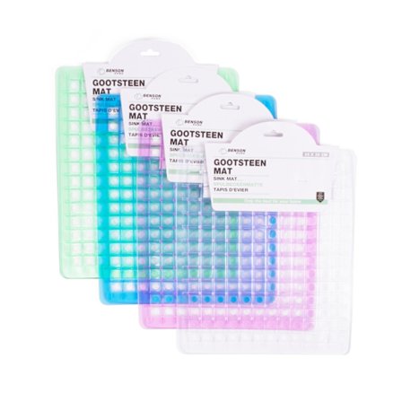 Diskunderlägg transparent fyrkant mix