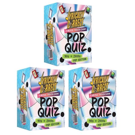 90-tals & 2000-tals Musik Trivia Kortspel, Musik Gissningsspel, Rolig Familjespelkväll Underhållning{h}