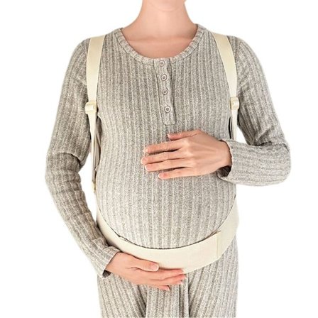 Ergonomisk graviditetsbælte barselsmavebånd, der giver støtte til ryg og mave