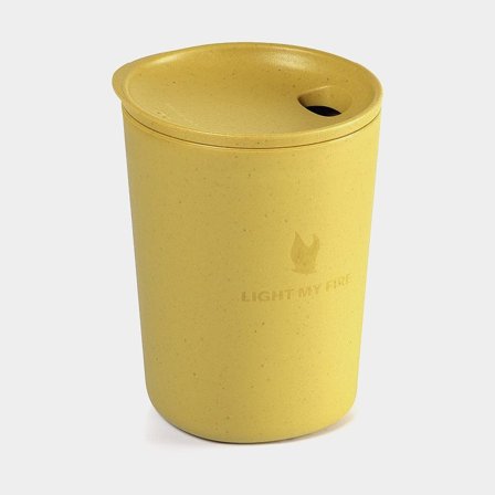 Plastmugg med lock Light My Fire MyCup ́n Lid Original MustyYellow, 36 cl / 360 ml