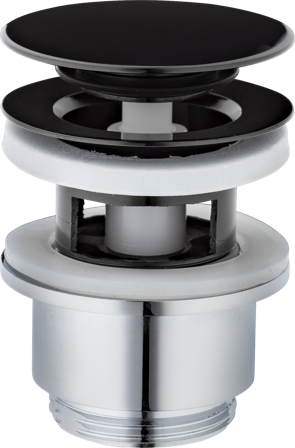 FM Mattsson S600142.11 Bottenventil svart PVD, Badrum