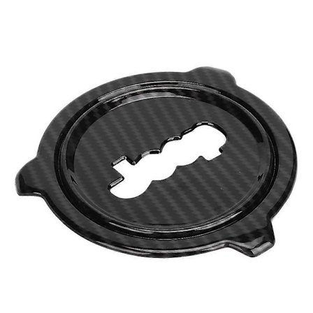 Bil Rat Center Trim Ramme Cover med Kulfibertekstur Passer til Jeep Wrangler JL 2018 +