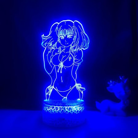 Anime 3D-lampa De Sju Dödssynderna Diane Nattlampa för Sovrumsdekoration Ingen Manga Led Ljus Födelsedagspresent