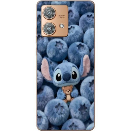 Yhteensopiva Puhelinkuori Motorola Edge 40 Neo Lady Gaga minimalistinen juliste kitaralla ja monokromisella suunnittelulla