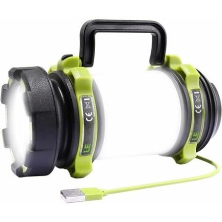 LE Camping LED-lys, 2600mAh genopladelig campinglanterne, Kraftig LED-lygte med 6 tilstande, USB-kabel inkluderet, Vandtæt f