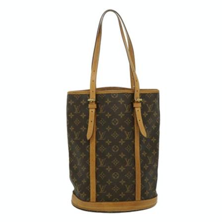Louis Vuitton Vintage, Pre-owned Bucket Bag Bruin, Dames, Maat:ONE Size,leer