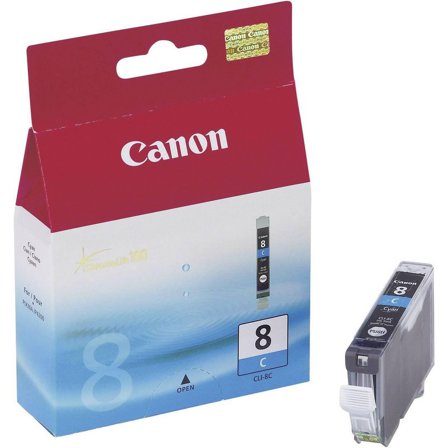 CANON Bläckpatron, PIXMA CLI-8 C, 0621B001, ChromaLife100, cyan, singelförpackning - Lyreco - Toner och bläck - Bläckpatroner - Bläckpatroner Canon