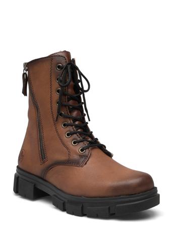 Y7122-20 Shoes Boots Ankle Boots Laced Boots Ruskea Rieker