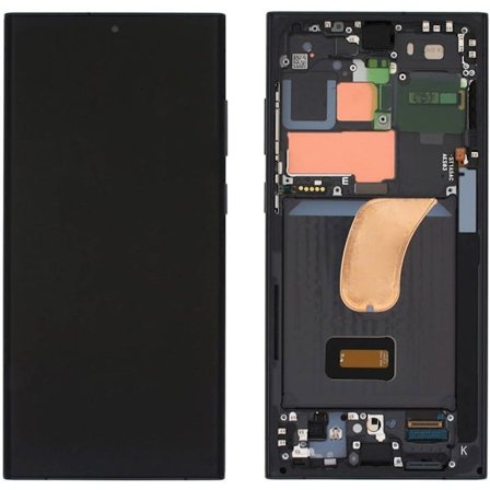 Samsung S23 Ultra Original Display Assembled Frame - Black
